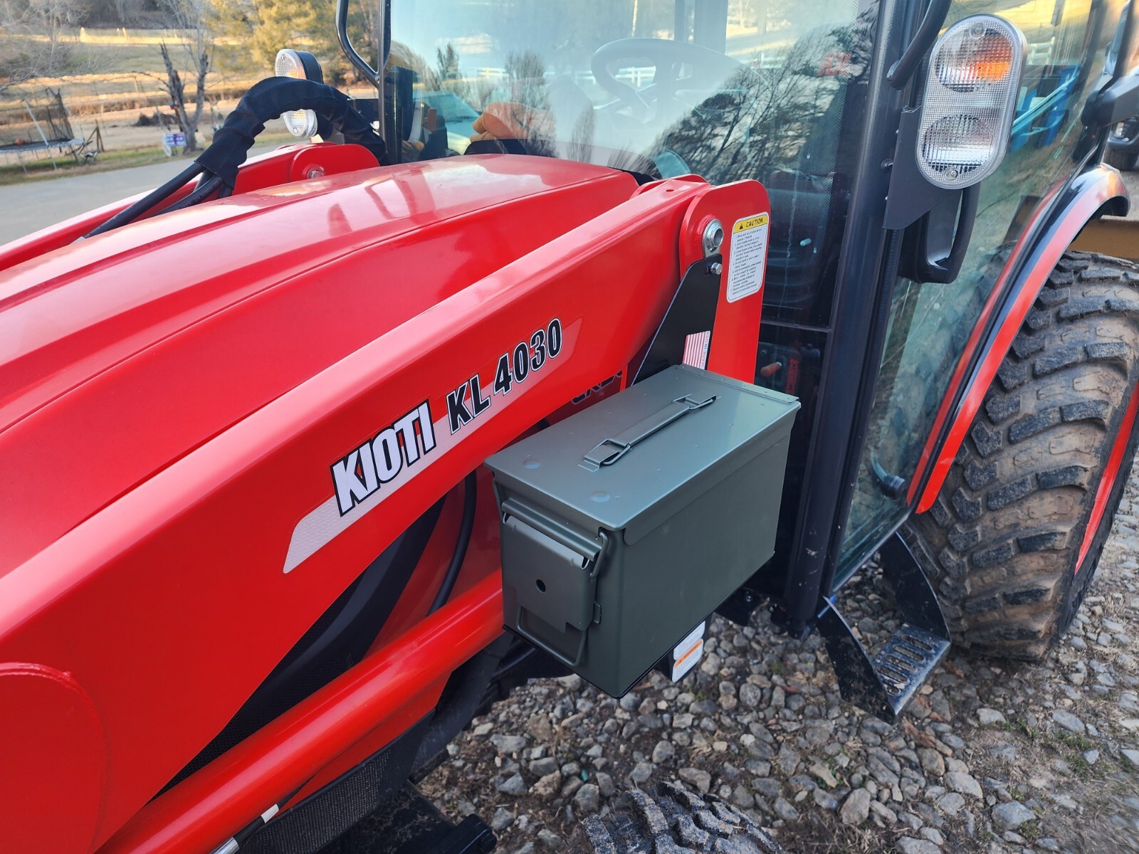 Kioti CK2610 Tractor KL4030 Loader toolbox system USA Made!