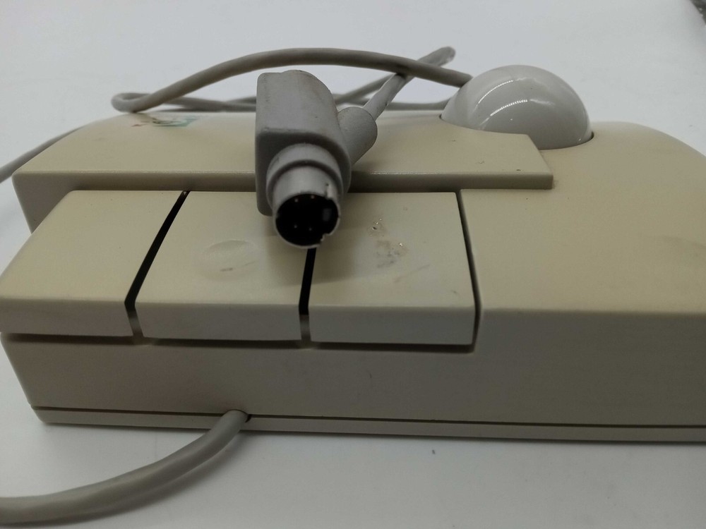 Vintage Logitech Trackman 3 button mouse T-AA1-4MD (untested)