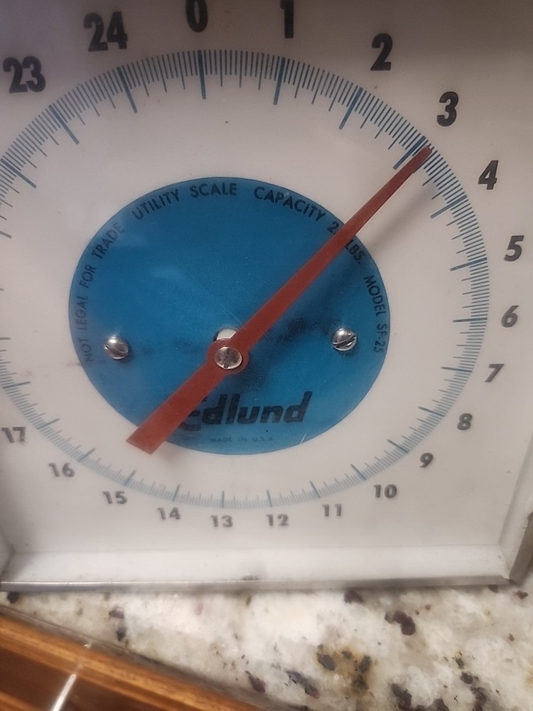 Edlund SF-25 Scale - Metal - Counter Model Portion Scale