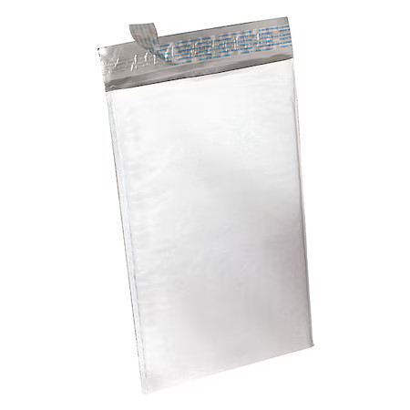 Mailer Envelopes, White, Pk100, 56Kj43