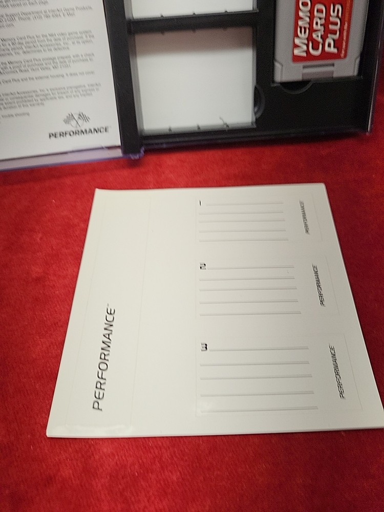 Nintendo 64 Memory Card Plus with Case - READ