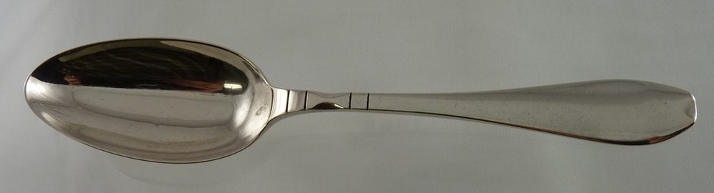 Dutch Silver 833 Plain Oval Spoon By A