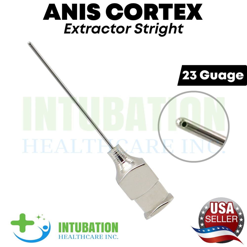 Anis Cortex Extractor Straight 23 ga Ophthalmic Tools Eye Surgical Instruments