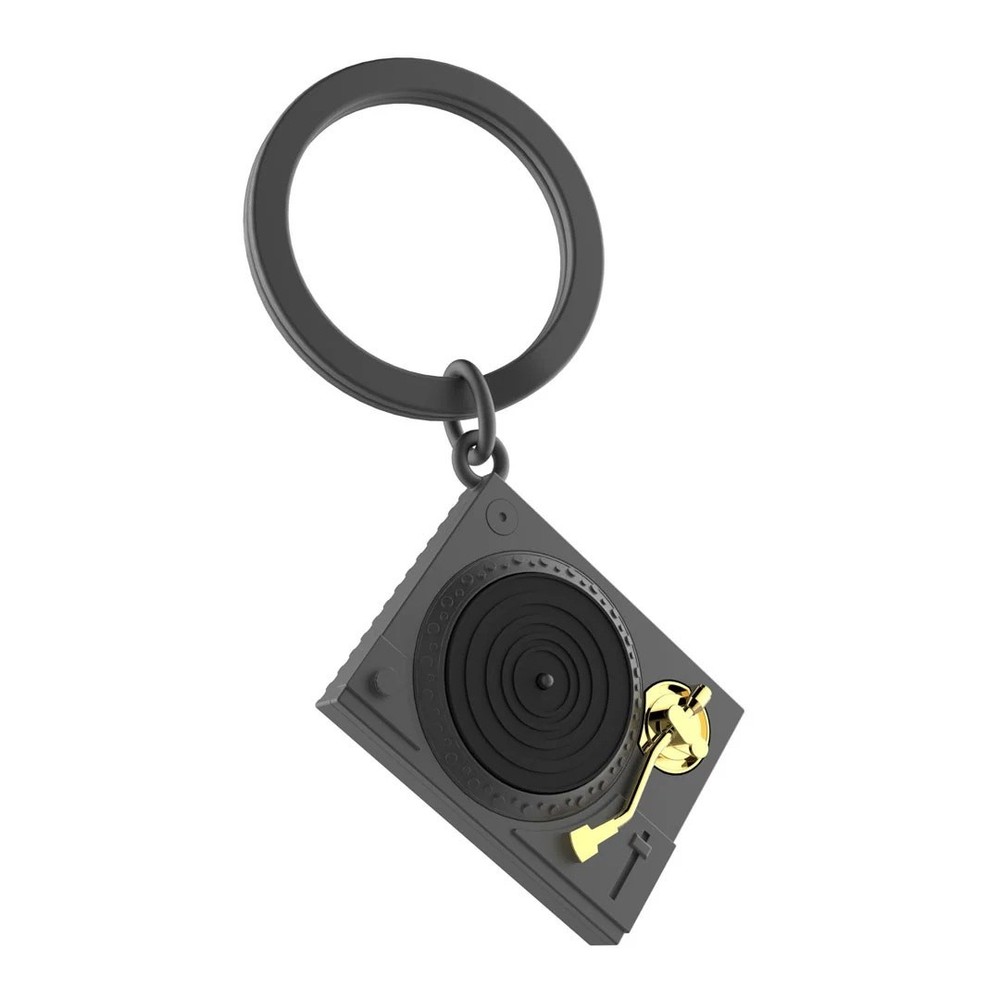 Metalmorphose 3D Record Player Keychain