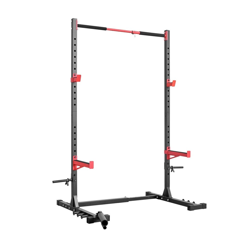 Power Cage Rack, Multifunctional Squat Rack for Home Gym, Width-Adjustable