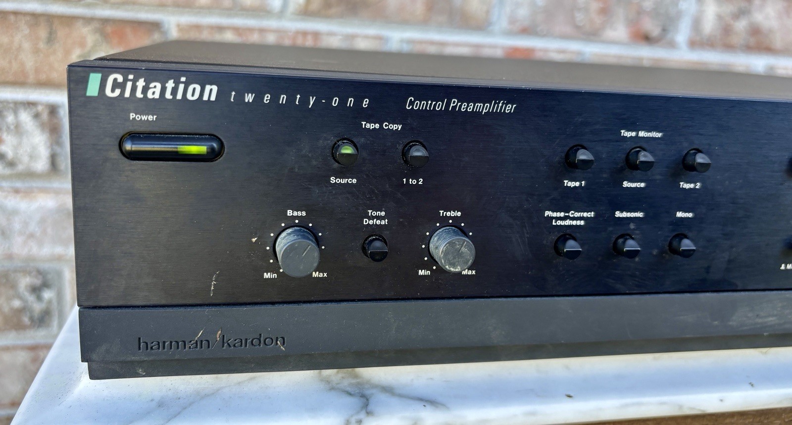 Harman Kardon Stereo Preamplifier Citation Twenty-One (21) Parts/Repair