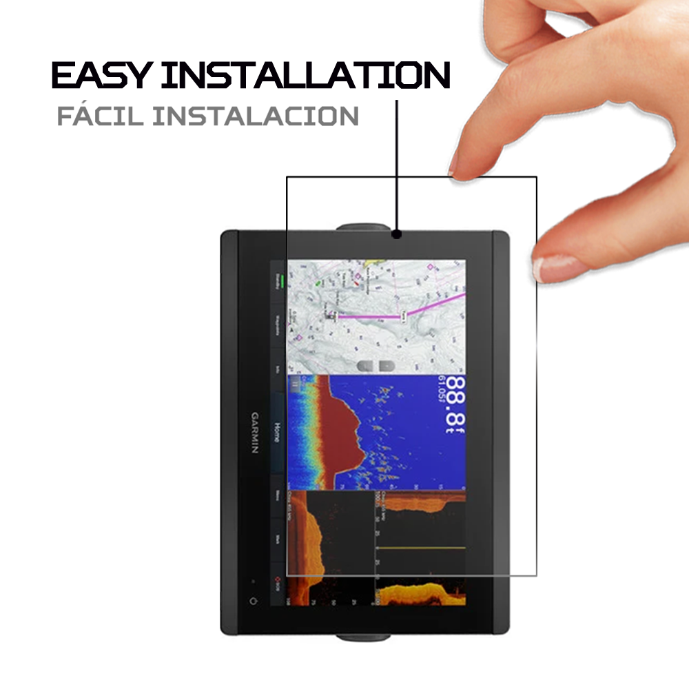 ANTISHOCK Screen protector for Garmin GPSMAP 8612xsv