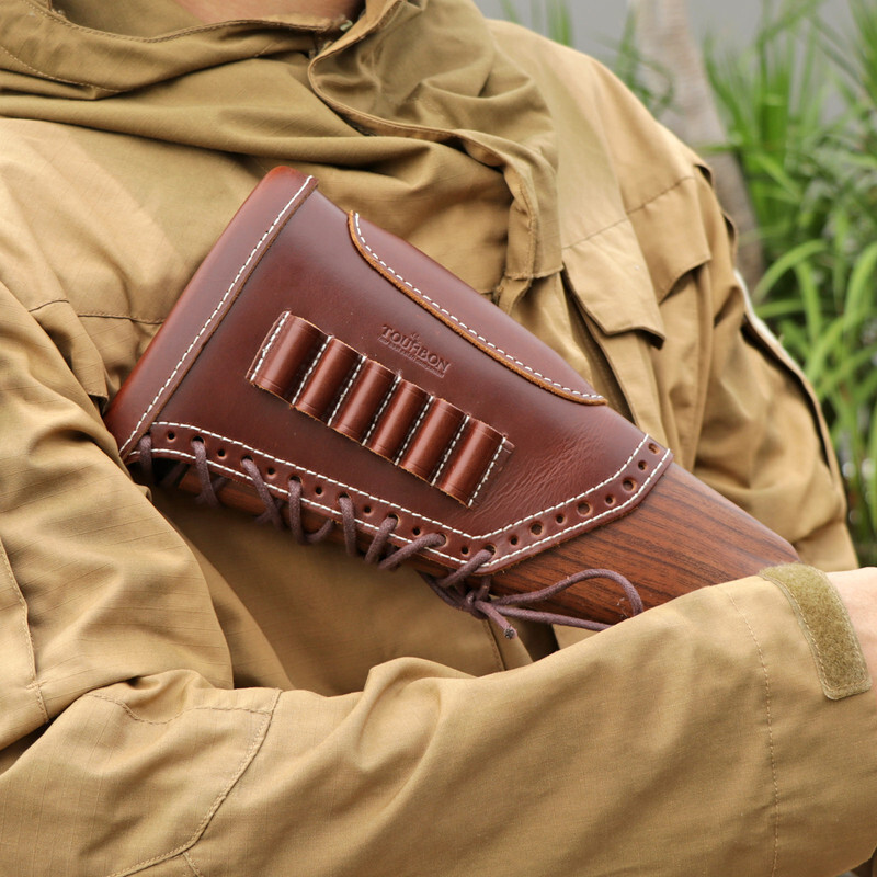 Tourbon Shooting Recoil Pad Rifle Cheek Rest Riser Gun Ammo Hold Buttstock Cover