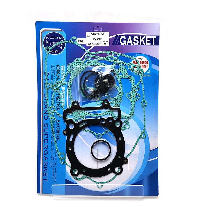 US STOCK！Complete Gasket Kit Full Engine Rebuild for Kawasaki KX450F (2009-2015)