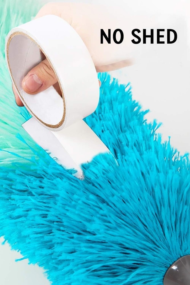 Microfiber Feather Duster with 100 inches Extension Pole, Dusters for Cleanin...