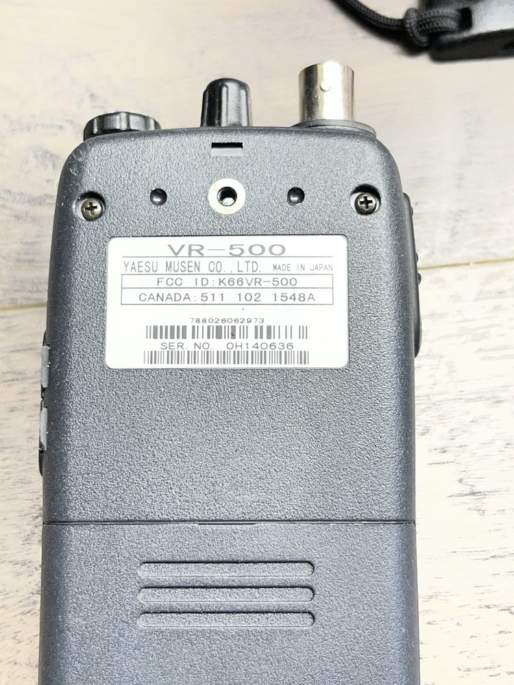 Yaesu VR-500 Communications Receiver