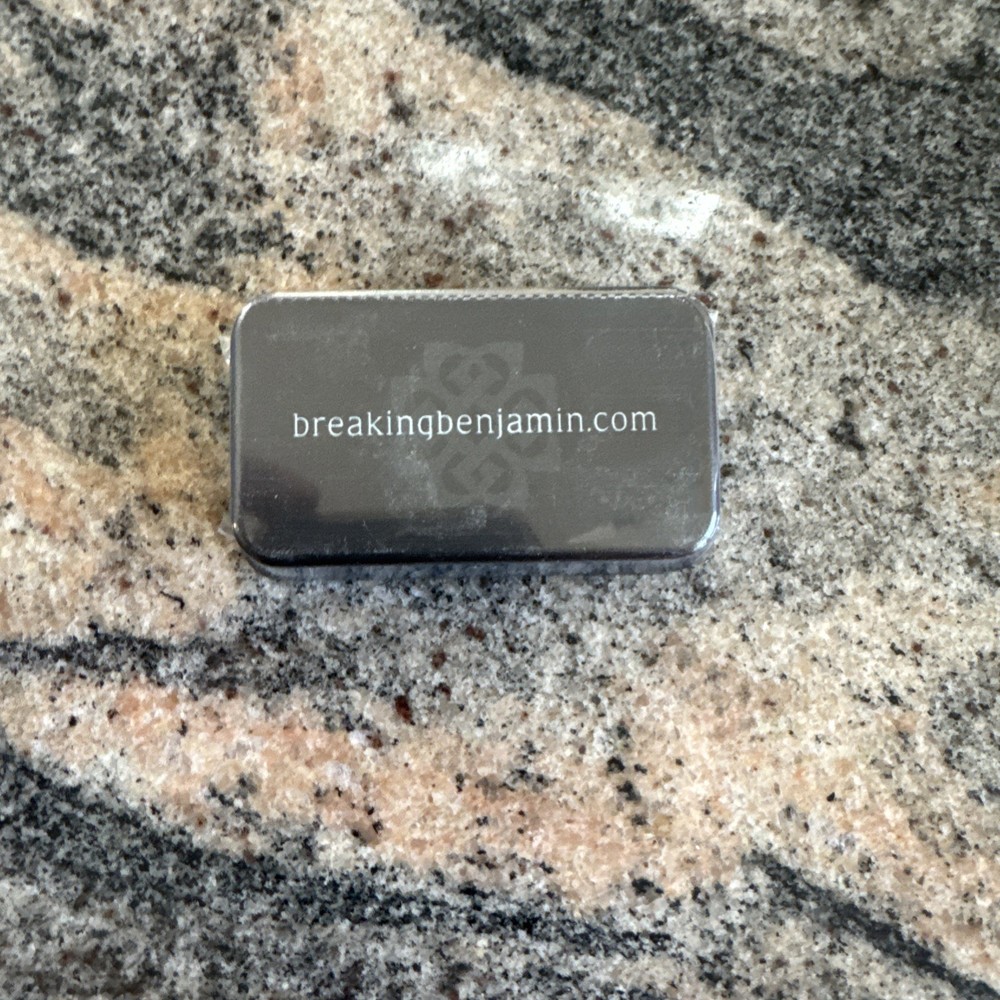 Breaking Benjamin Logo Guitar Pick Tin