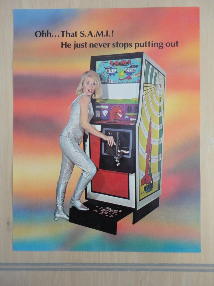SAMI Arcade Machine Original Flyer
