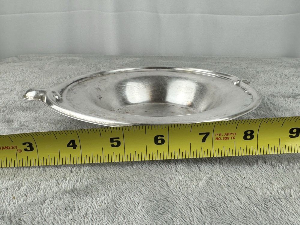 Antique WM Rogers #948 nut bowl candy bon bon silver plated 6”