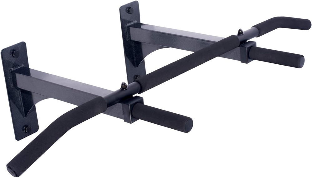 Wall Mount Pull up Bar with Extra Clearance, Fits 16" Studs by