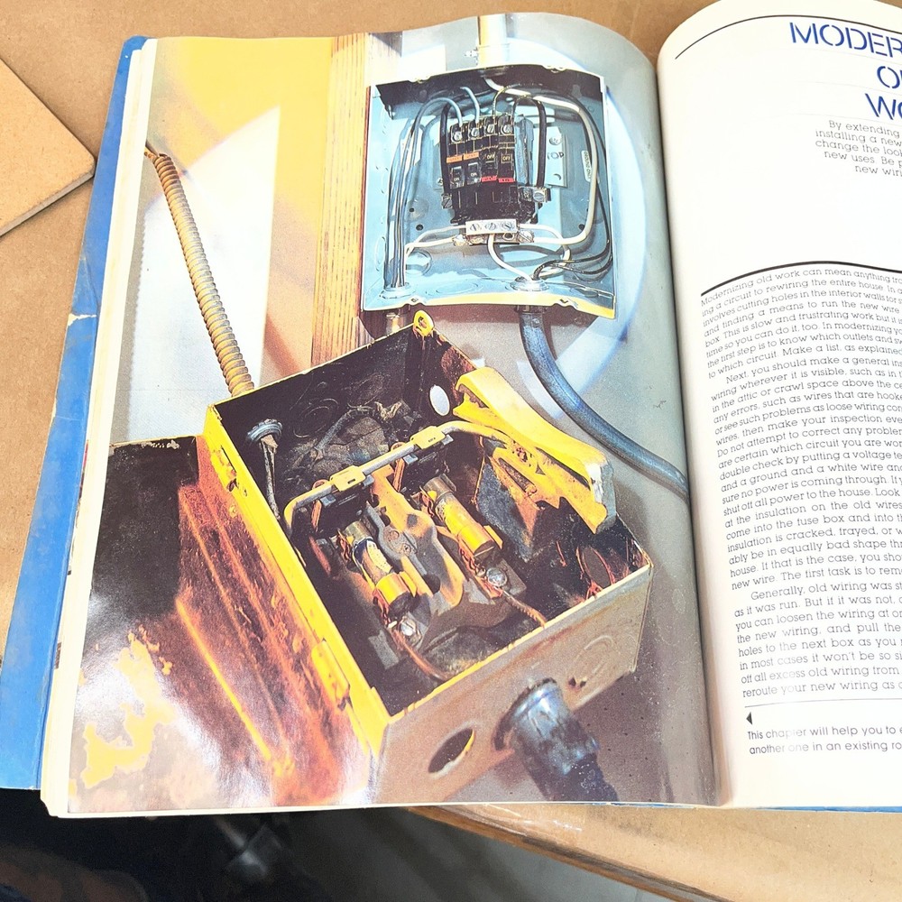 1982 Basic Wiring Techniques by Ortho Books Electrical Illustrated Repair Guide