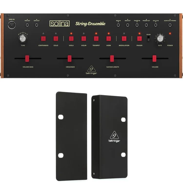 Behringer Solina String Ensemble Analog Synthesizer Module and Rack Ears