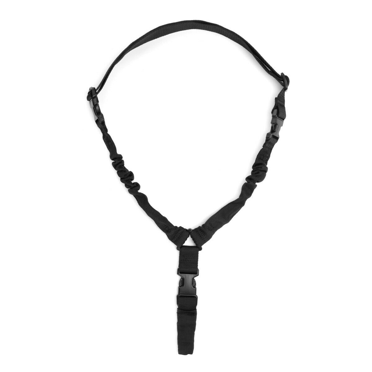 Single Point Rifle Sling Bungee Adjustable Strap MLOK Quick Release Sling Swivel