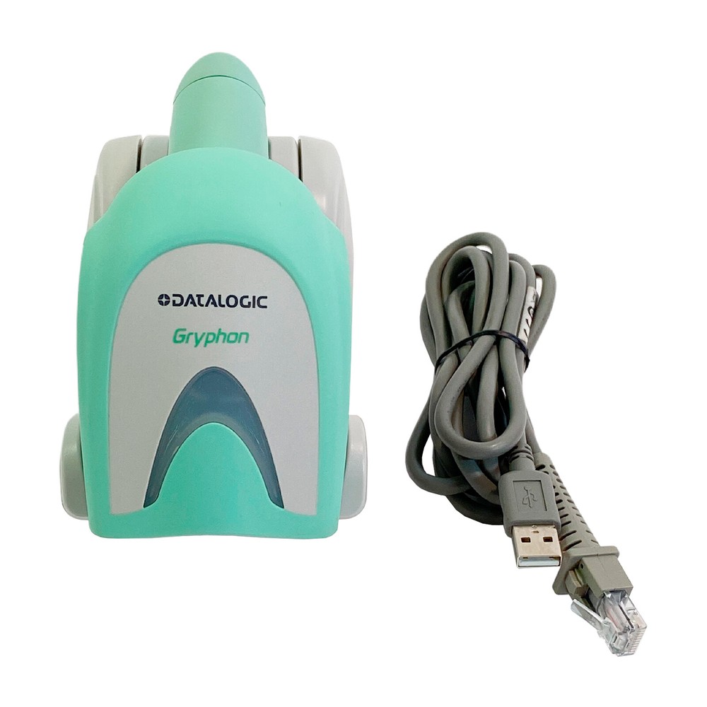Datalogic Gryphon GBT4400 2D Wireless Bluetooth Barcode Scanner w/Cradle TESTED