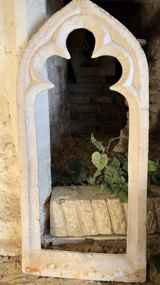 Antique Gothic Window Frame Reconstructed Frame Great Gothic Feature