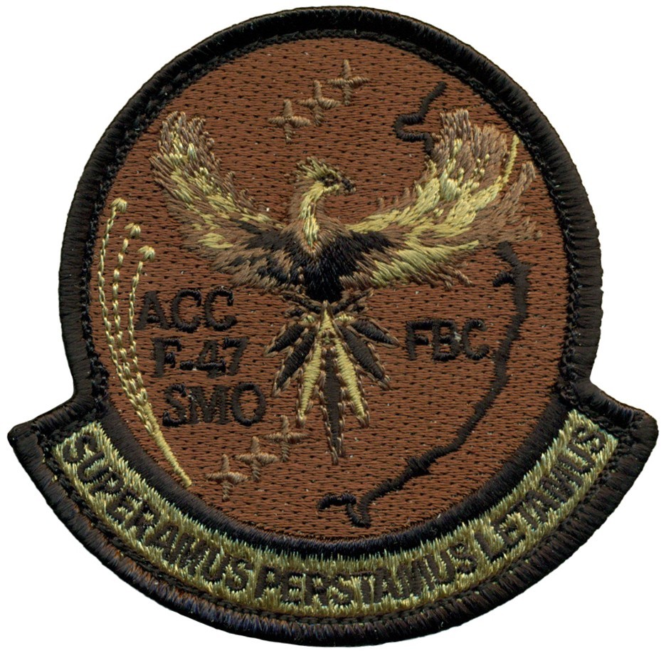 USAF AIR COMBAT COMMAND F-47 SYSTEMS MANAGEMENT OFFICE PATCH - OCP