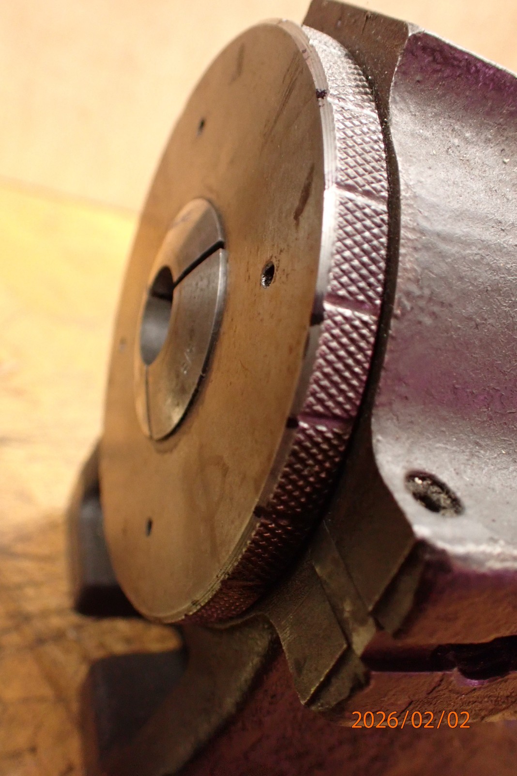 LOT BR45K: KALAMAZOO INDUSTRIES 5C COLLET INDEX FIXTURE W/ DRAW BAR