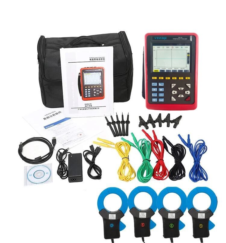 Portable Power Quality Analyser Three-Phase Power Quality Loggers Alarm Function