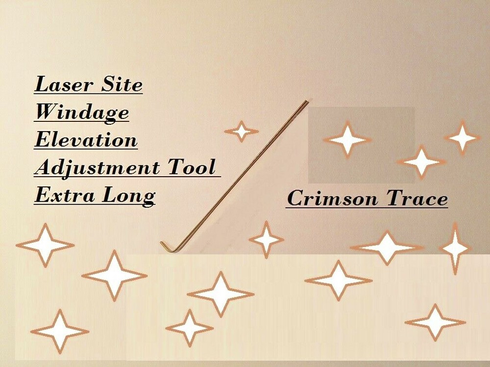 Crimson Trace laser sight adjustment Hex Key Extra Long Smallest Size!