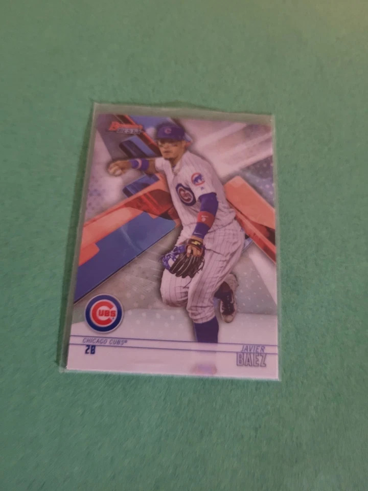 !!!     JAVIER BAEZ   BOWMANS BEST  REFRACTOR  BASEBALL CARD $$