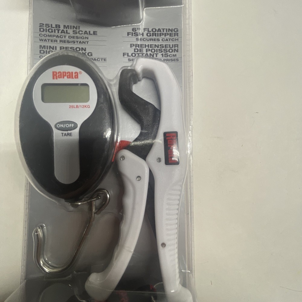 Rapala 25lb Mini Scale & Fish Gripper Combo RTC-MSFG