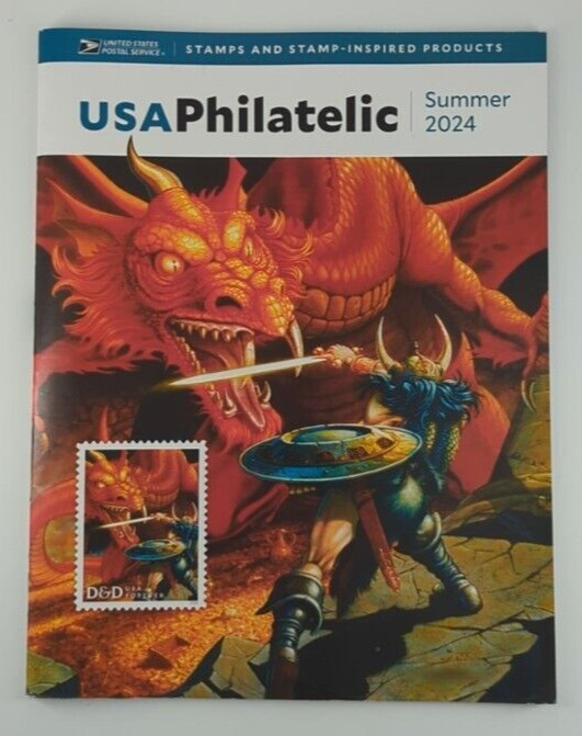 USPS Philatelic Summer 2024 Dungeons & Dragons USA Stamps Stamp Collector