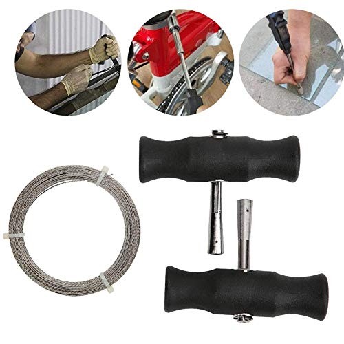 Windshield Removal Tools Kit, 72ft/22m Windscreen Window Glass Cutting Wire