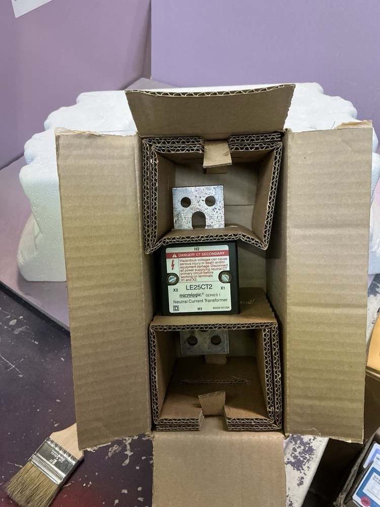 SQUARE D LE25CT2 MICROLOGIC NEUTRAL CURRENT TRANSFORMER NEW