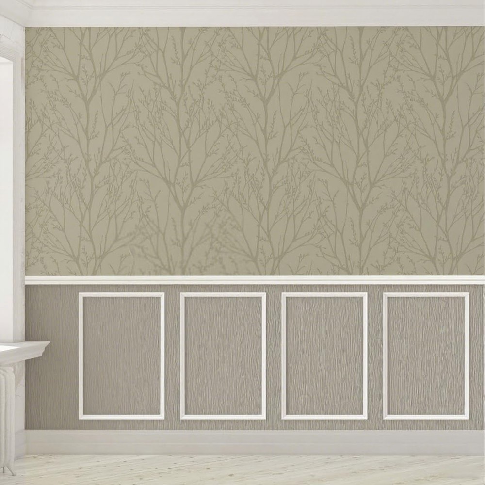 Wainscoting Panels - Peel & Stick 4 Bottom Frame (18 pcs) Luxury Wall Panel Kit