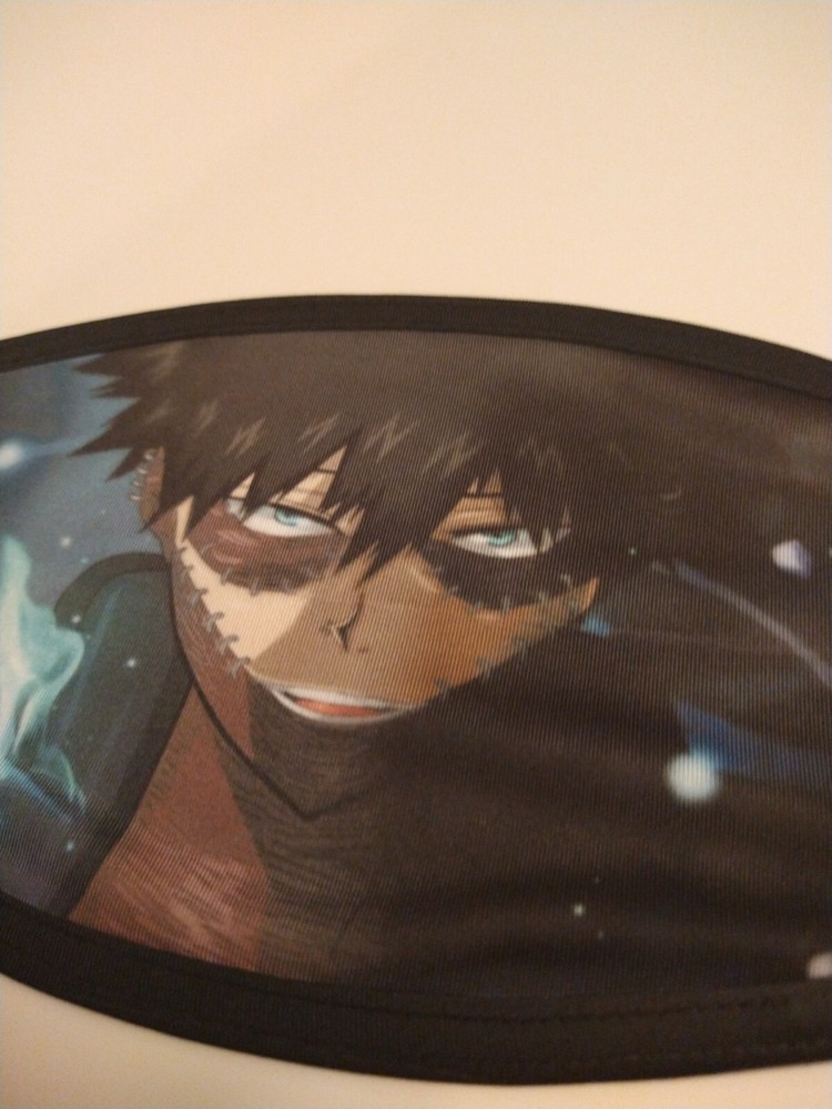 My hero academia Dabi face mask double layer with filter pocket