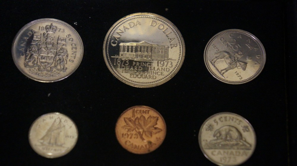 Canada 1973 UNC coins set RCM