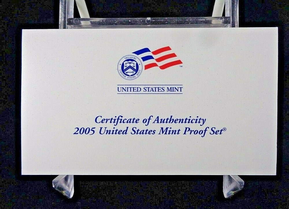 2005-S U.S. Mint Annual Proof Set With Box and COA