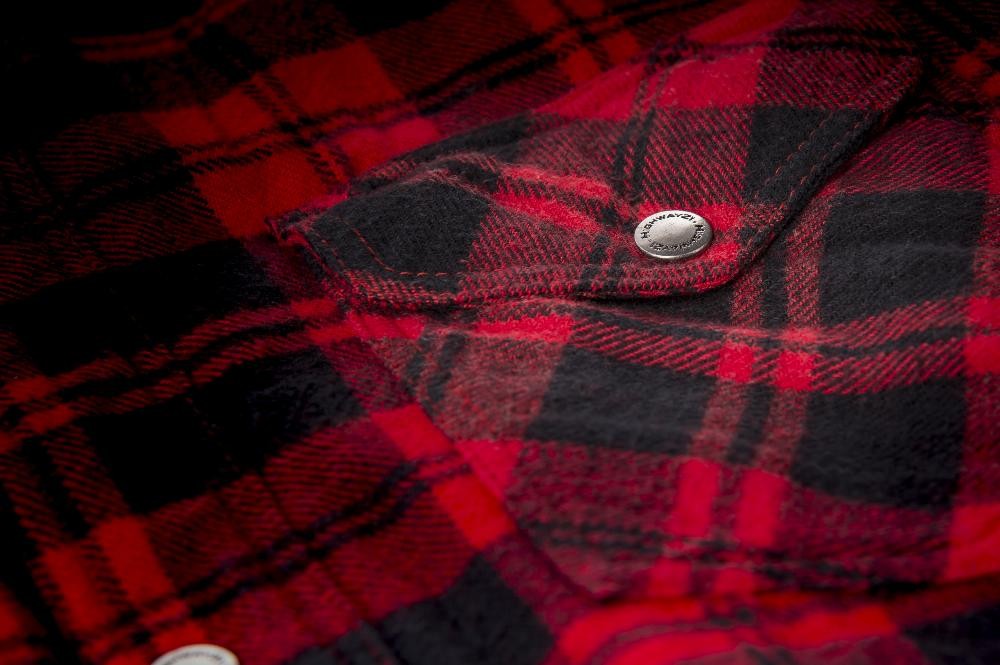MARKSMAN FLANNEL BLACK/RED SM