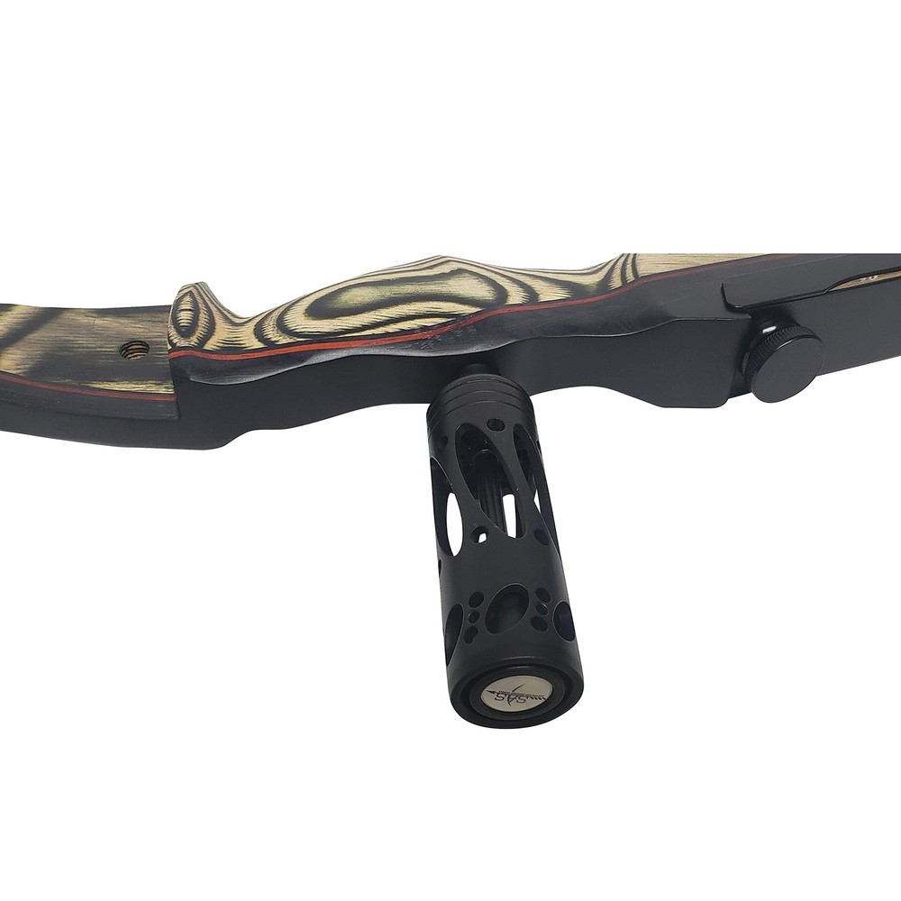 Archery Aluminum Bow Stabilizer (Black, 5-inch)