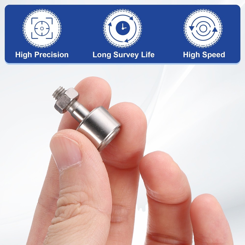 2Pcs CF5/KR13 PPX M5 Stud Needle Roller Stud Track Bearing (Hexagon Socket)