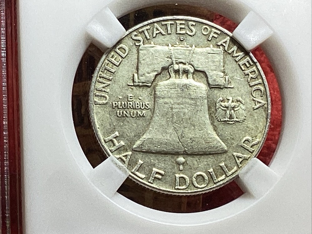 1963 D FRANKLIN HALF 💰in GENERIC SLAB 👀