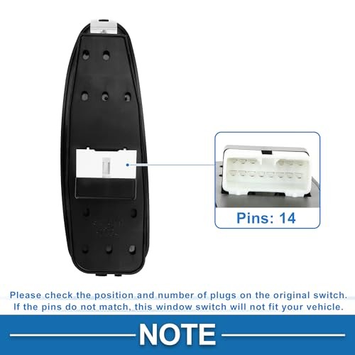 Power Window Switch No.0K2N266350A Front Left Driver Side Window Control