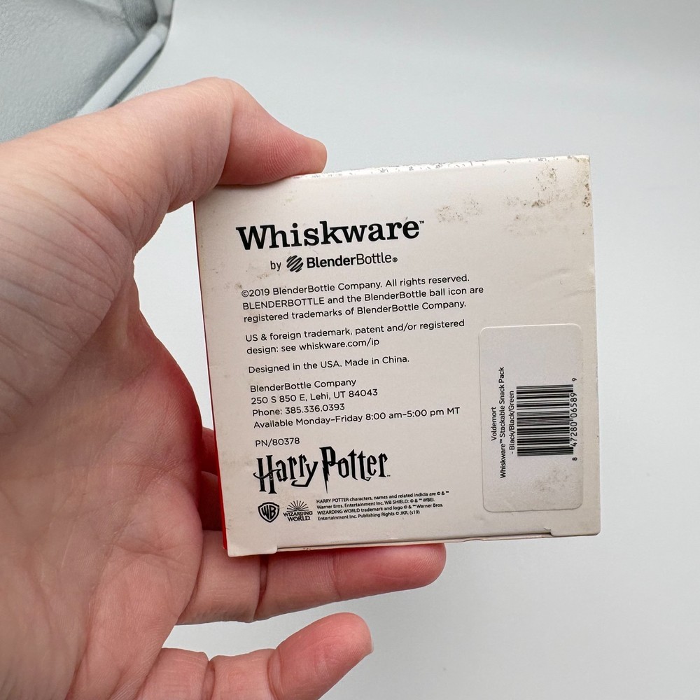 NEW Whiskware - Harry Potter Stackable Snack Pack Containers