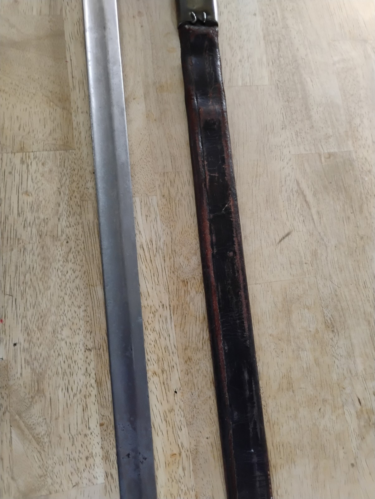 GERMAN SWORD RARE POLICE BRIQUET SHORT SWORD w/SCABBARD ARGENTINA CONTRACT