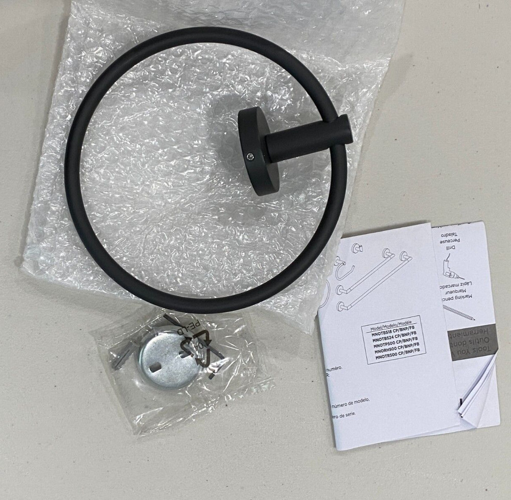 Miseno MNOTR500FB Flat Back Towel Ring