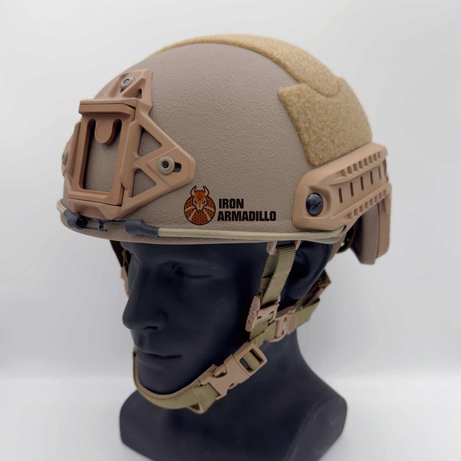 IRON ARMADILLO® FRHC Gen 2 High Cut Level 3A Ballistic Tactical Helmet Stops 9MM