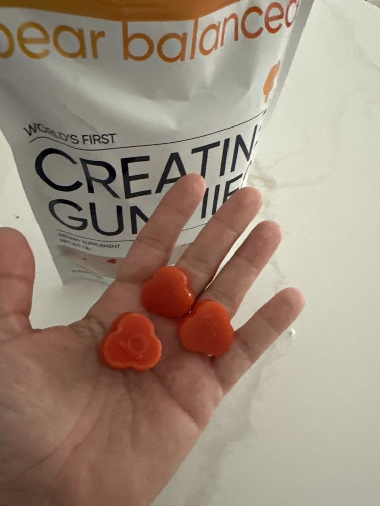 Creatine Gummies – Peach Mango, Muscle & Focus Support, 1 Pack
