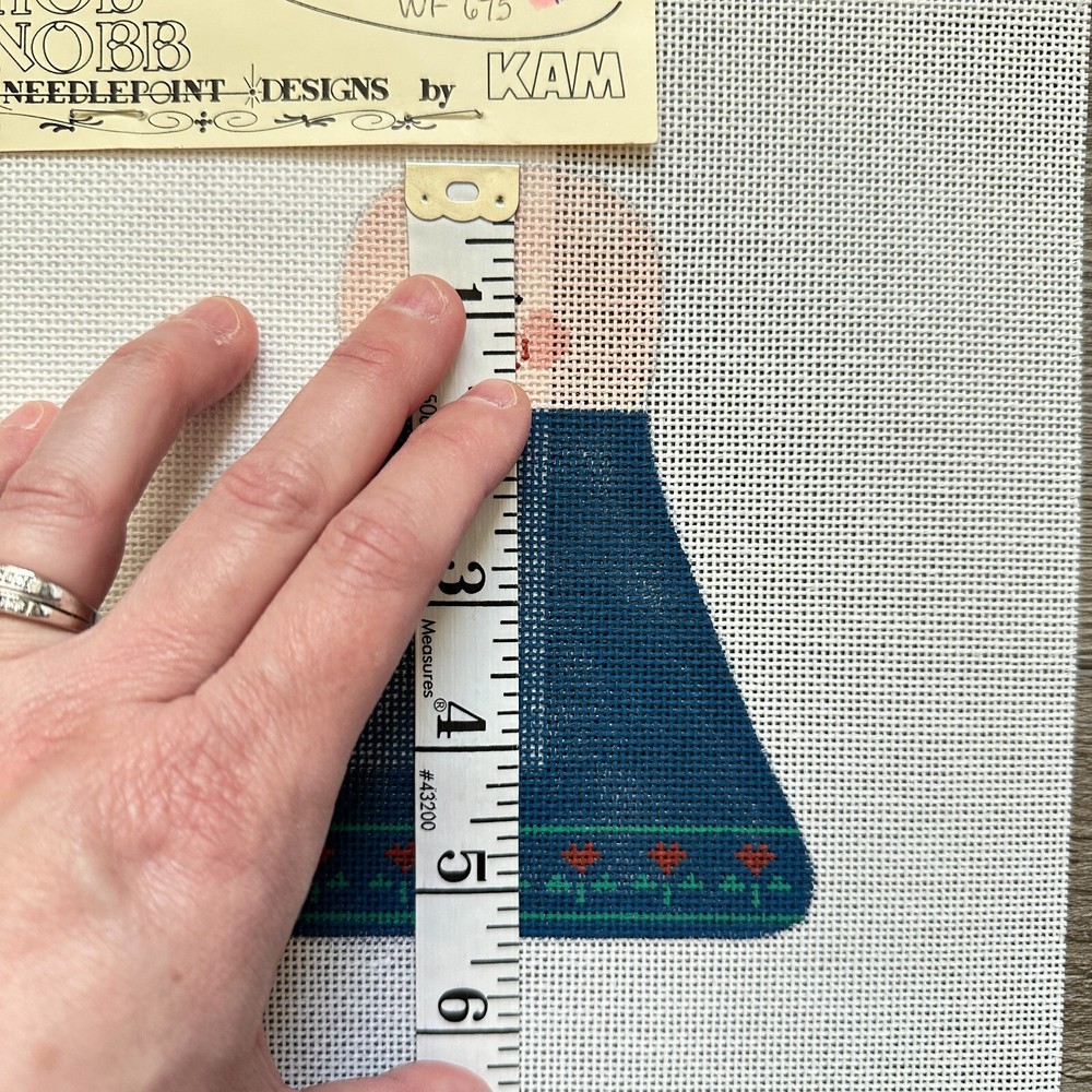 Vintage HOB NOBB Wee Friend Needlepoint Canvas