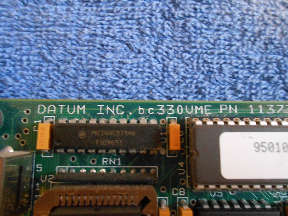DATUM BC330VME 3U SERIAL TIME SIGNAL DECODER READER / PROCESSORS VMEBUS MODULE