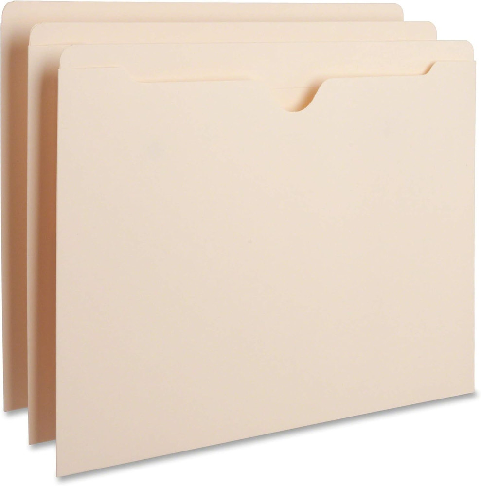 Manila Flat File Pockets